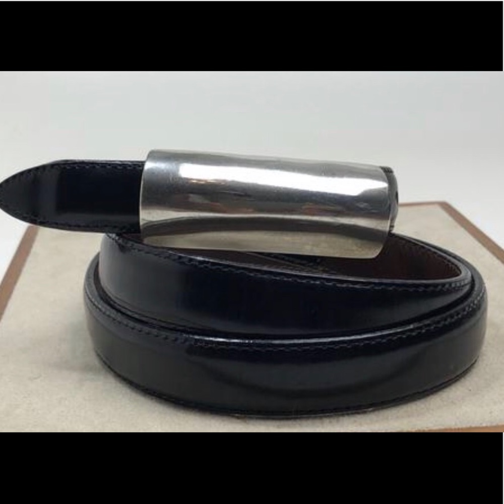 Pat Areias belt Sterling silver buckle size 30